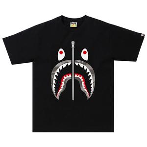 Футболка BAPE Color Camo Shark, Черный/Серый
