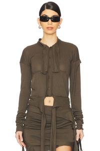 Льняной кардиган Ottolinger, green