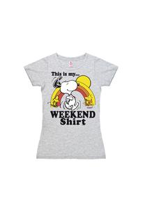 Новая футболка для девочек «Арахис» — рубашка выходного дня LOGOSHIRT, цвет Grey-melange