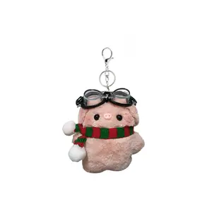 Плюшевый кулон Pilot Piglet Charm Dolls высотой 11 см HAKASSA ORIGINALS, зеленый