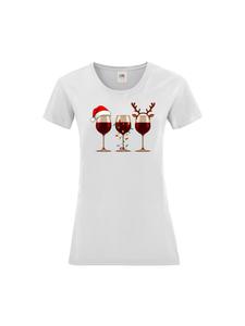 PAULGOS Женская футболка, The Wine Women в белом цвете