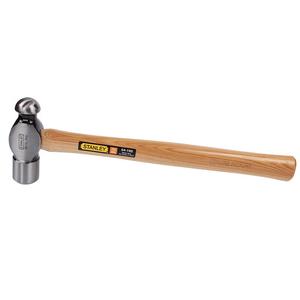 STANLEY молоток с шариковой головкой, 40 унций, молоток с ручкой из орехового дерева, деревообрабатывающий бытовой железный молоток, инструмент 54-194-23