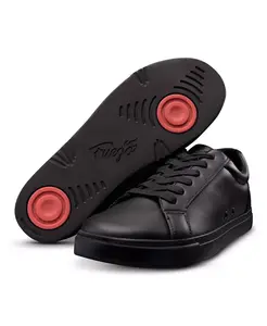 Женские черные низкие кроссовки Fuego