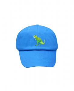 Детская бейсболка T-Rex синего цвета Bits & Bows, Blue, green, white