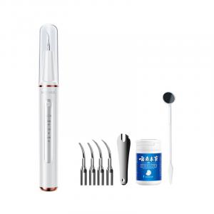 Ультразвуковой очиститель зубов от зубного камня, ультразвувое стоматологическое устройство для удаления налета KJYQ 4205 KONKA, белый