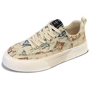 MEXICAN Низкие мужские кроссовки для скейтбординга бежевого цвета