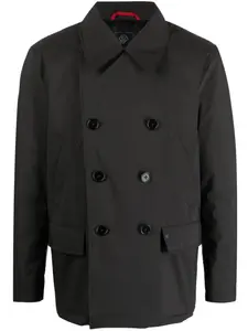 Двубортная куртка с заостренными лацканами Fay, черный