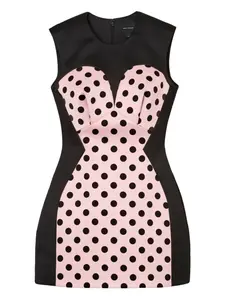 Платье в горох MARC JACOBS, черный