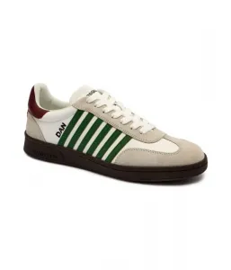 Кожаные боксерские кроссовки Dsquared2, бежевый