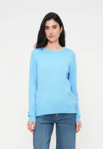 Джемпер viril с воротником-стойкой Vila, Ligh Blue