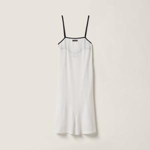 Джерси платье MIU MIU, белый