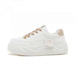 Нескользящие износостойкие низкие повседневные туфли для женщин Mulinsen, White