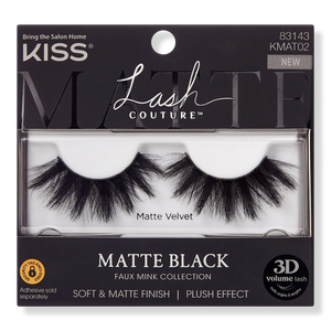 Накладные ресницы Lash Couture Matte Black Faux Mink, Matte Velvet Kiss