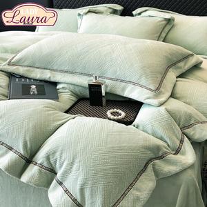 FUANNA Простыня 180x200 см, пододеяльник 200x230 см, цвет фруктово-зеленый