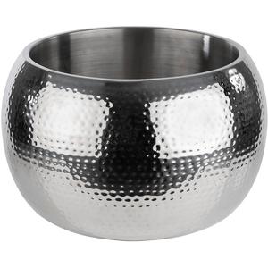 Винно- и шампанскоеохладитель BIG BOWL с выдвижным лотком, нержавеющая сталь, Ø 37 см Aps, серебряный