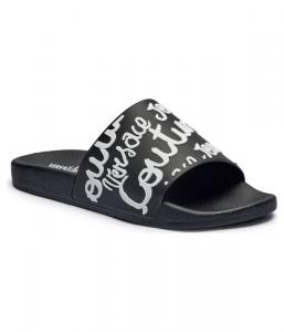 Тапочки ракушечные Versace Jeans Couture, черный