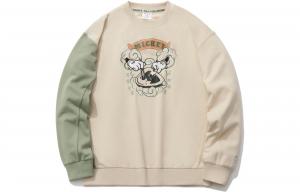 Мужская толстовка Li Ning Disney с круглым вырезом, цвет маниока-абрикос, размер S, стандартный., cassava априкот