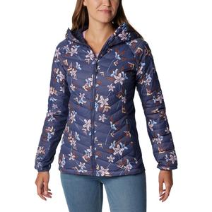 Куртка с капюшоном Jacket Powder Pass Columbia, цвет nocturnal tiger lilies print
