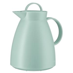 Термос DAN, с вкладышем из закаленного стекла 1 л 1 шт., сохраняет тепло 12 ч и холод 24 ч, крышка с поворотным замком Alfi, Silt green