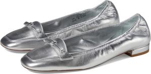 Балетки Stuart Weitzman Tully Loafer, серебряный