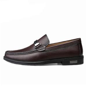 BECK Повседневные кожаные туфли мужские низкие коричневые и черные, цвет Brown