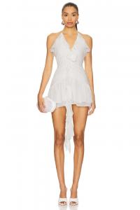 Мини-платье Zelie Runaway The Label, white