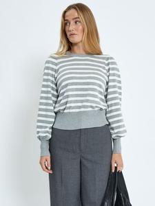 Minus Пуловер в светло-серую полоску