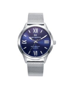 Женские часы Marais из стали с миланской сеткой Mark Maddox, серебро