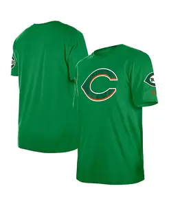 Мужская футболка Kelly Green Cincinnati Reds с клевером ко Дню Святого Патрика New Era