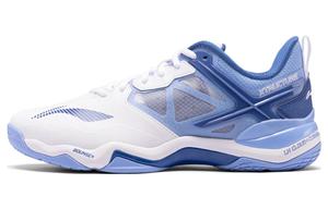 Кроссовки для бадминтона Sonic Boom мужские с низким верхом белого/синего цвета Lining