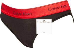 Женские трусы-слипы Calvin Klein CK из эластичного хлопка с логотипом QF6133O, 51O Black Red Metallic Wb