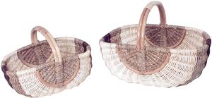 Сумка шоппер kobolo 2tlg. Set Einkaufskorb WICKSET2 NBR, коричневый