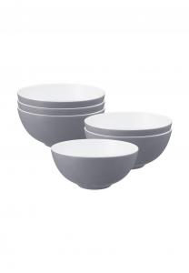 Набор серых мисок Life Seltmann Weiden ø 21 см 6 шт Life fashion