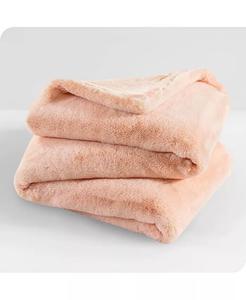 Одеяло из искусственного меха Bare Home, розовый