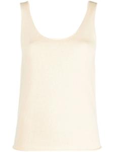 ASPESI трикотажный топ с U-образным вырезом, нейтральный цвет