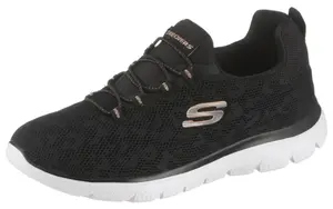 Кроссовки Skechers Slip-On "Summit", слипоны, повседневная обувь, удобная обувь с пеной с эффектом памяти, черный