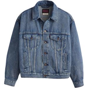 Levis Джинсовая куртка Левис Тракер на пуговицах, Medium Blue