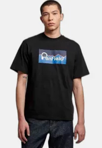 Футболка avec grande с оригинальным принтом и логотипом Penfield, Black