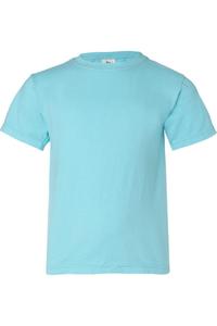 Футболка Comfort Colors Garment-Dyed Youth Heavyweight, цвет lagoon