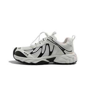 Дышащие низкие кроссовки на массивной подошве для женщин MIS. DANNY, Black White