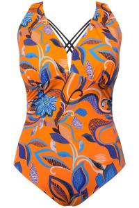 Купальник Ulla Popken, цвет kräftiges orange