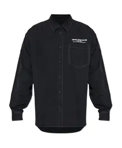 Рубашка с карманом Versace Jeans Couture, черный