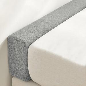 Generic Клиновидная подушка для заполнения зазоров у кровати с наполнителем и съемным чехлом Gray