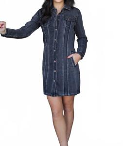 Джинсовое платье Gabrielle в черном цвете DEAR JOHN DENIM