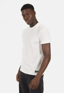 Базовая футболка с круглым вырезом и жаккардовым узором. Brave Soul, Off White