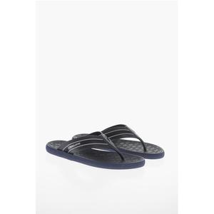 Резиновые шлепанцы с логотипом Corneliani, Blue