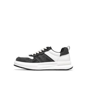 Lee Cooper Антискользящие износостойкие низкие скейтерские кросcовки мужские - бежево-черные, цвет Beige Black