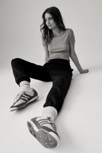 Джоггеры с манжетами, 2 пары The Set, серый