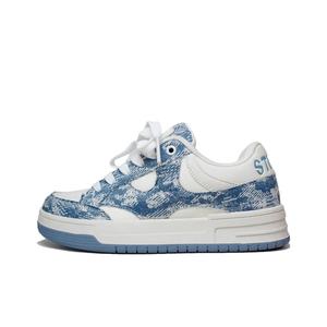 Boldi Kuki Низкие женские скейтерские кеды синие, цвет Blue