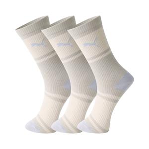 Низкие носки унисекс набор из 3 пар beige PUMA, бежевый